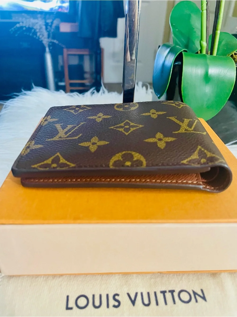 Louis Vuitton Monogram Canvas Wallet unisex